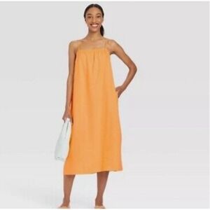 A New Day Women's Easy Linen Tank Dress size MEDIUM NWOT